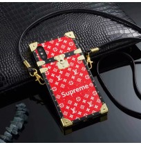 シュプリーム iPhone8/8 plusケース ファッションショー supreme ヴィトン アイフォンx トランク型  ケース iphone7/6s/6 plus デザインケース